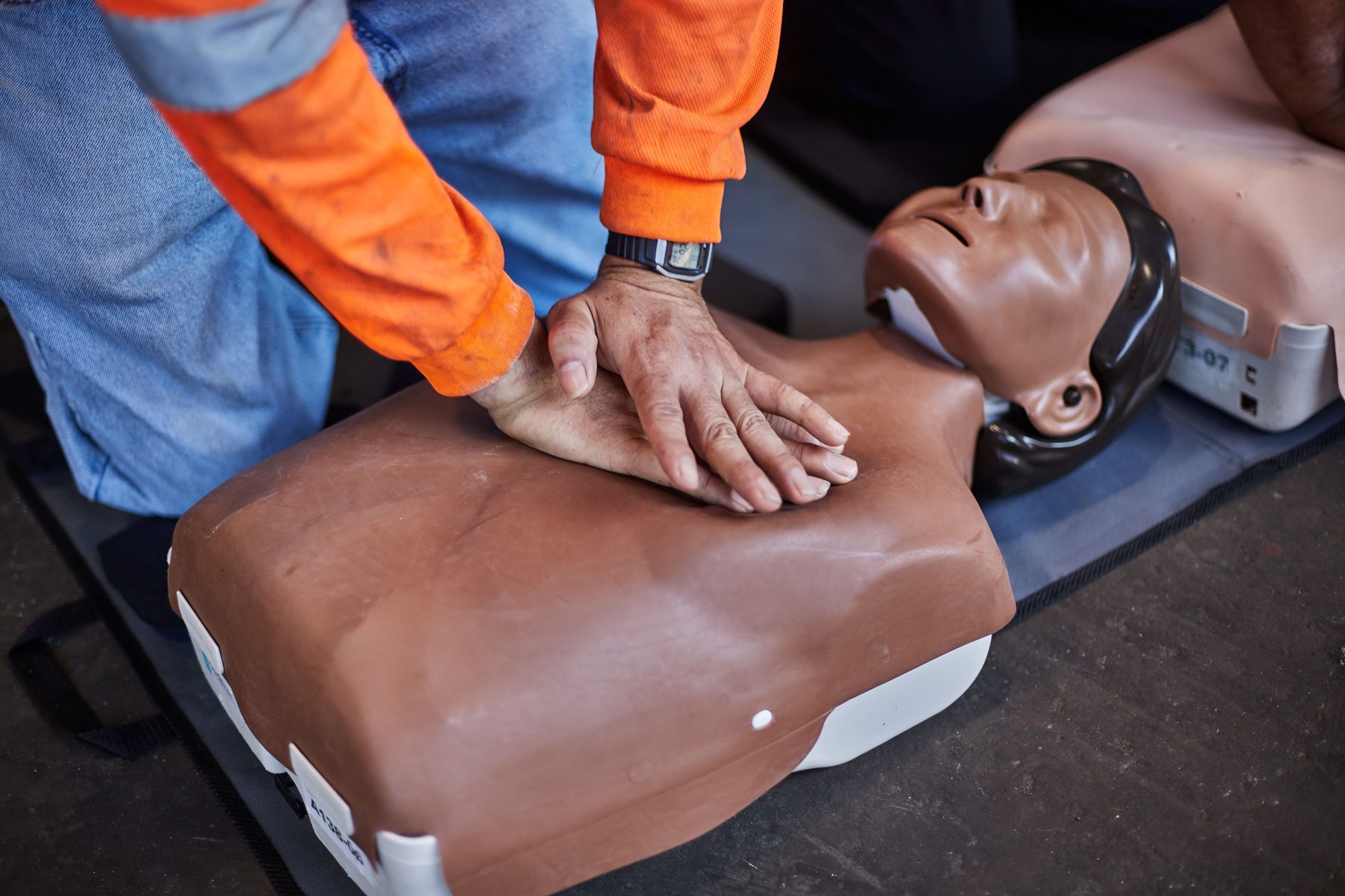 A CPR mannequin.